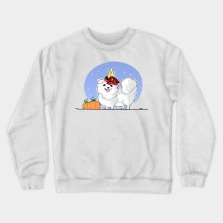 Pomeranian Mask Crewneck Sweatshirt